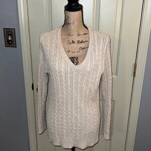 Croft & Barrow size medium tan sweater